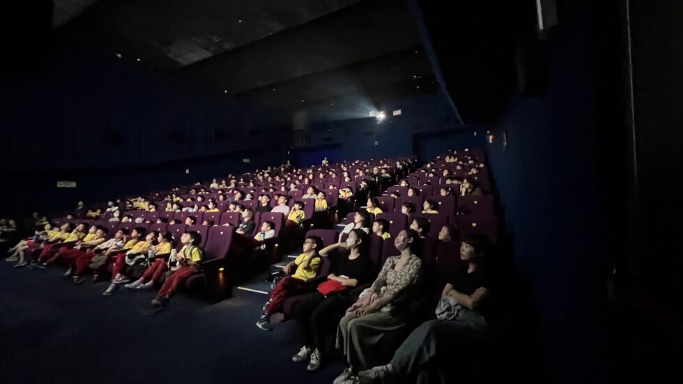 Students at a TICFF screening Students at a TICFF screening